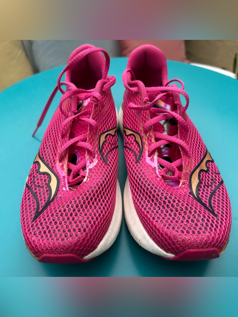 Saucony Men's Endorphin Speed 3, Pink 10.5